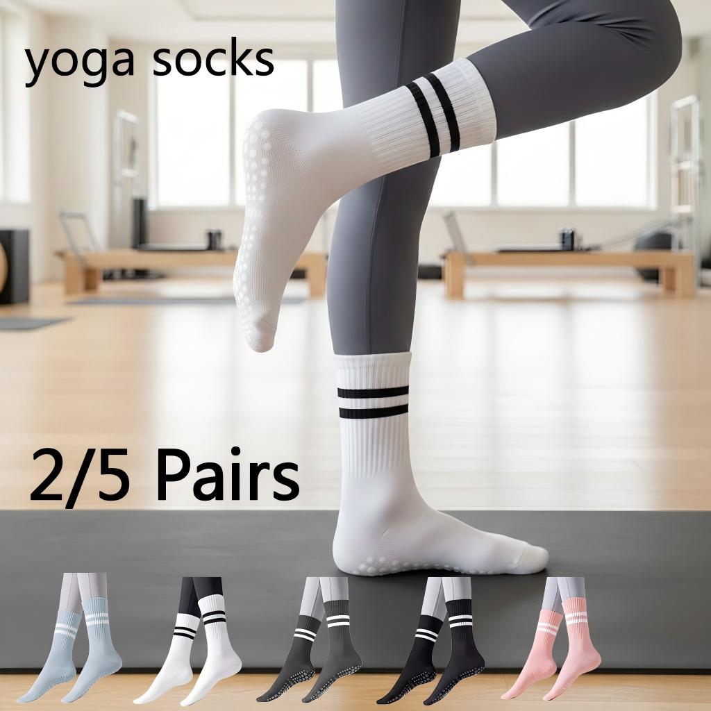 Yoga Fitness Set - Women Non Slip Yoga Socks, Grippy
