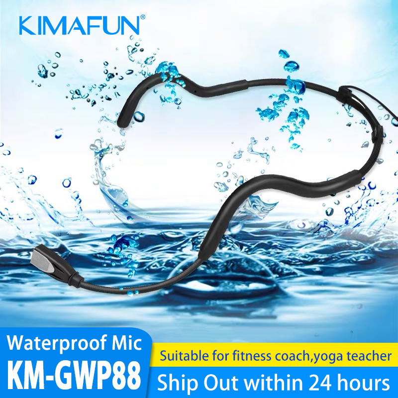 Yoga Fitness Teacher - KIMAFUN 2.4G Wireless Headset Microphone Waterproof