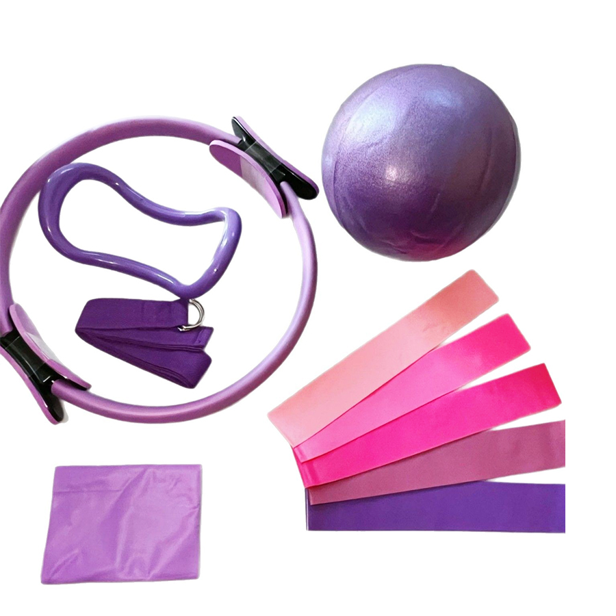 Yoga Fitness Logo - Customized LOGO 5-Piece Home Gym Resistance