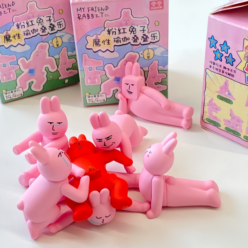 Genuine My Friend Rabbit Pink  - Yoga Fitness Model ulasan dan harga