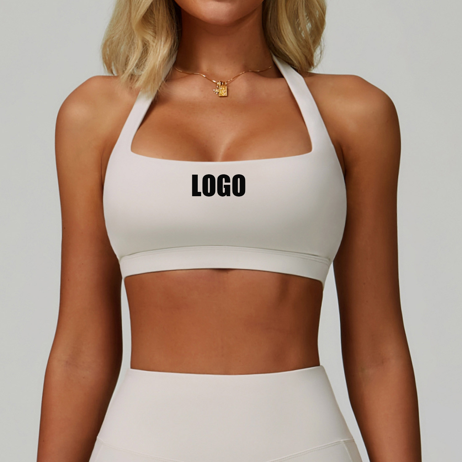 Custom LOGO Women's Summer Nec - Yoga Fitness Logo ulasan dan harga