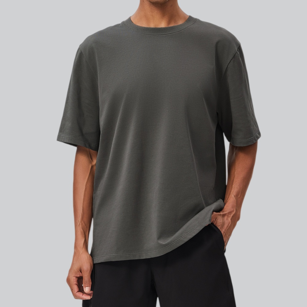 Men's Solid Color Running Spor - Yoga Fitness Logo ulasan dan harga