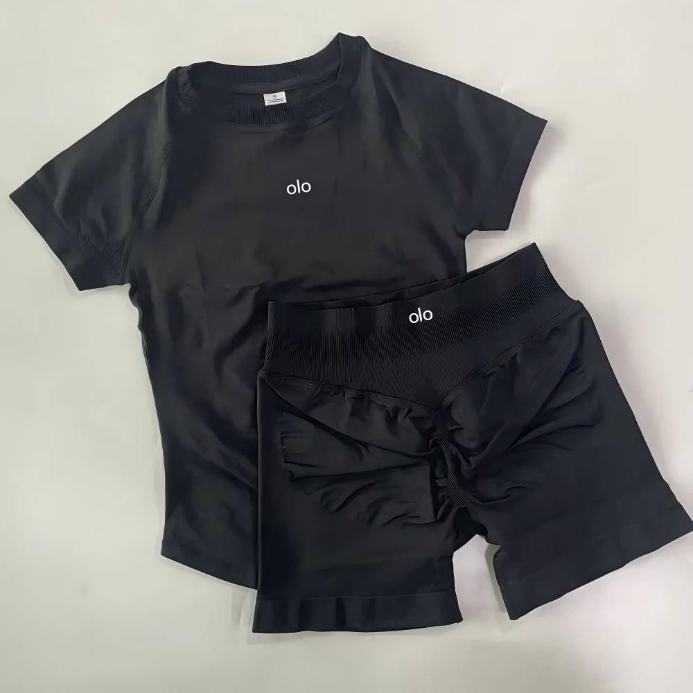 2 Piece Sheer Fitness Yoga Pan - Yoga Fitness Model ulasan dan harga