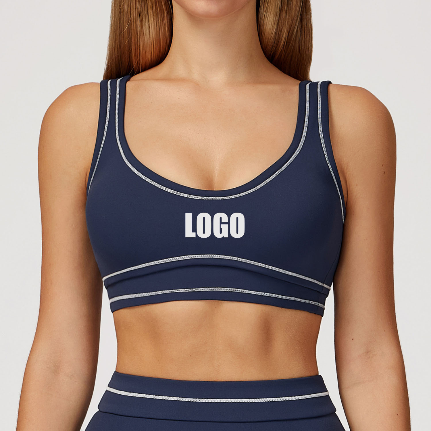 Customized LOGO contrasting co - Yoga Fitness Logo ulasan dan harga