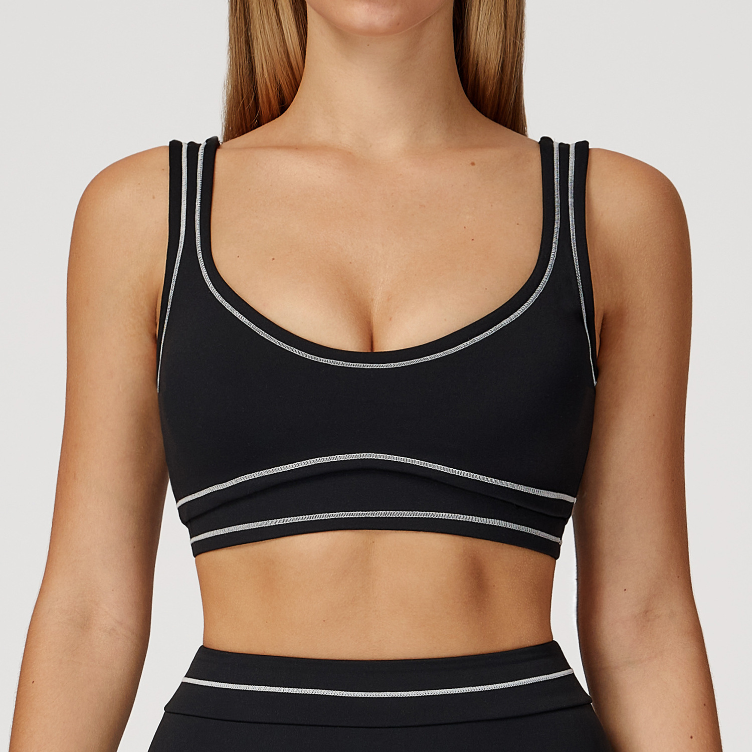 Customized LOGO contrasting co - Yoga Fitness Logo ulasan dan harga