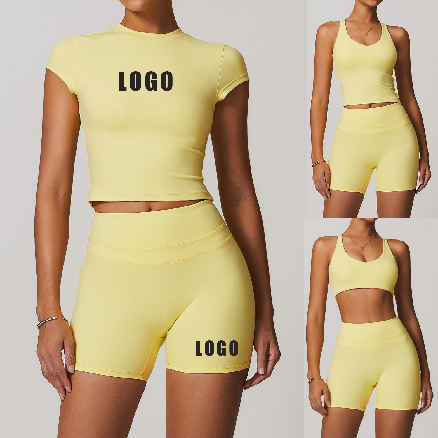 Customized LOGO women's grindi - Yoga Fitness Logo ulasan dan harga